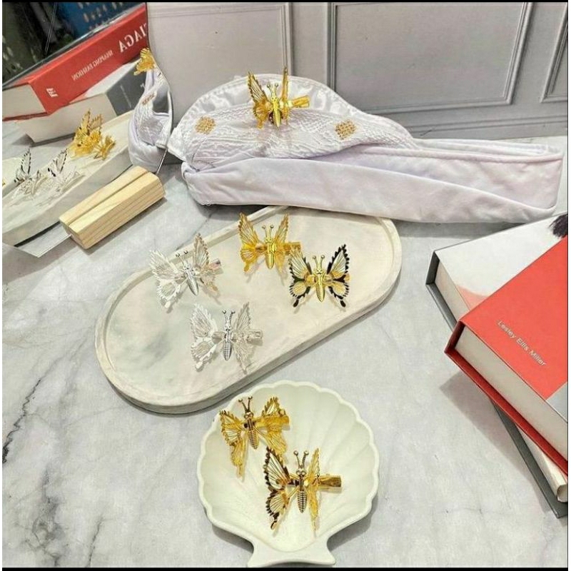 jepit kupu kupu bergerak viral // jepit kupu kupu udeng BALI // jepit kupu kupu goyang // jepit kupu