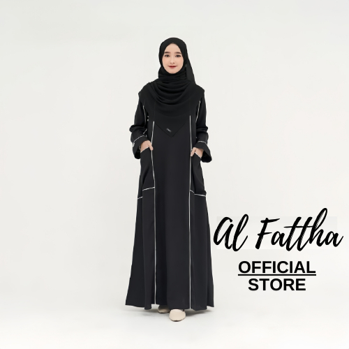 Al Fattha | Gamis Remaja Wanita Abaya Dress Muslimah Syari Baju Lebaran Terbaru Kekinian
