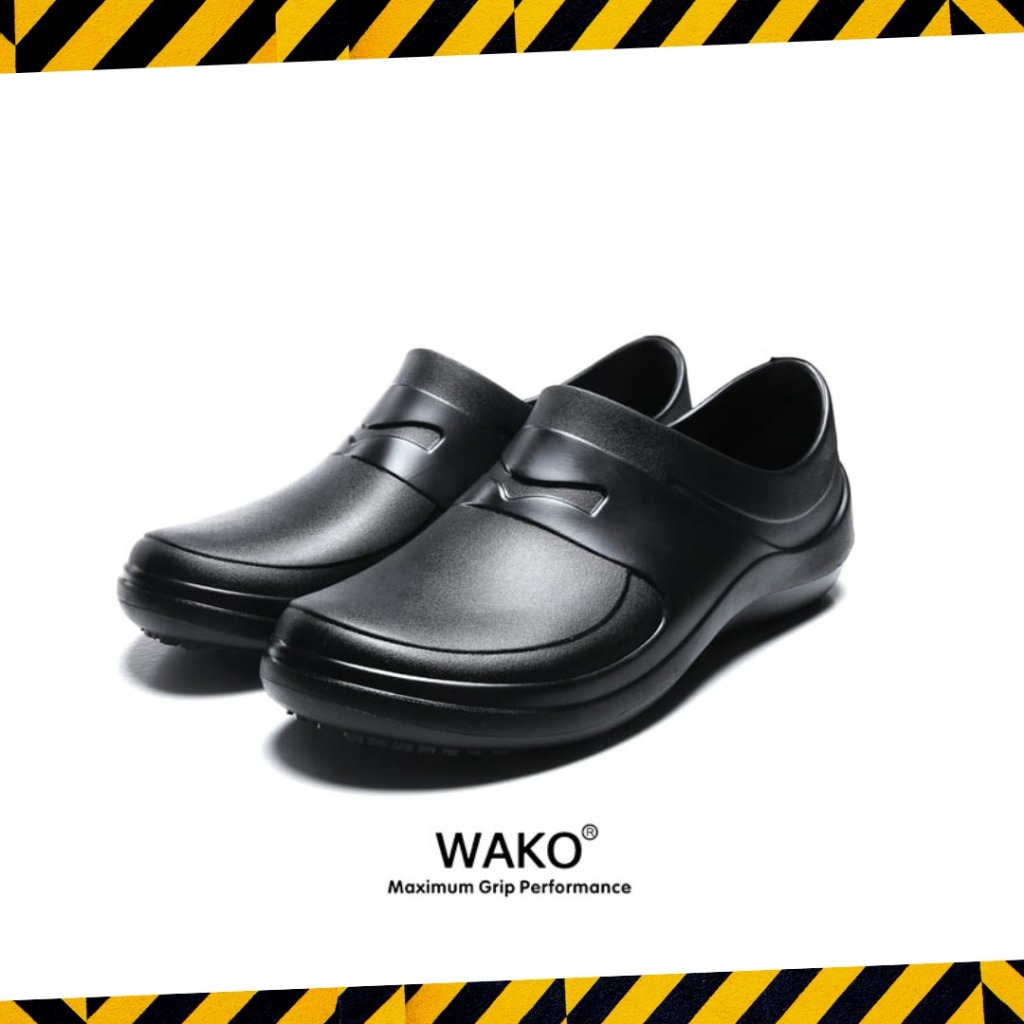 SEPATU KITCHEN CHEF SHOES WAKO MODEL MURAH BERKUALITAS SLIP ON ANTI SLIP #9024
