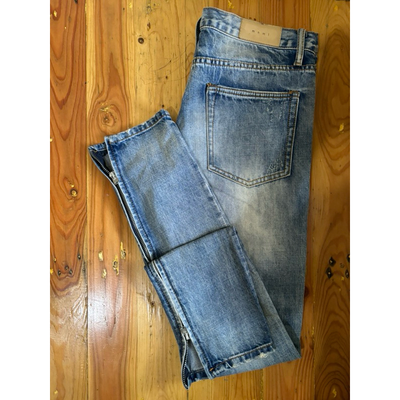 MNML destroyer distressed jeans 32 Ripped original (LP86 x P 109)