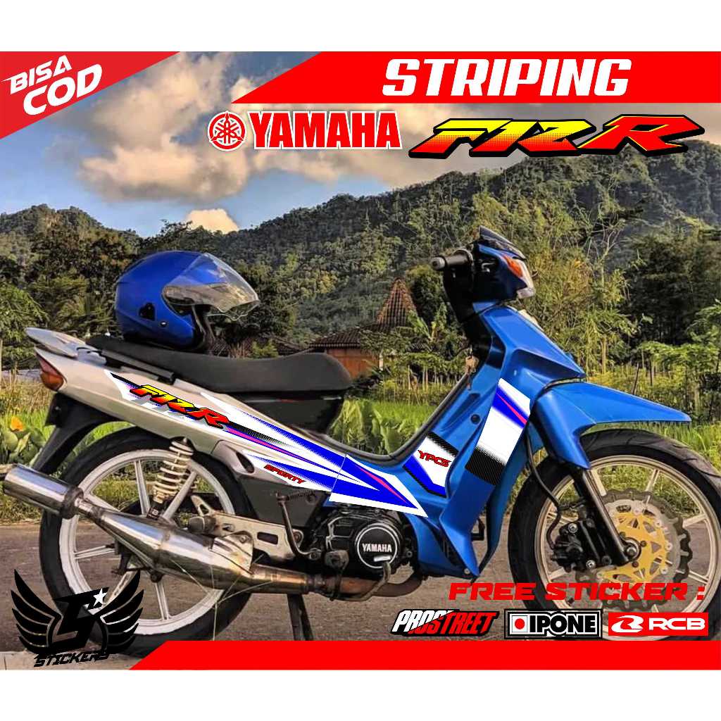 STRIPING VARIASI MOTOR YAMAHA FIZ R / STICKER LIST VARIASI MOTOR YAMAHA FIZ R