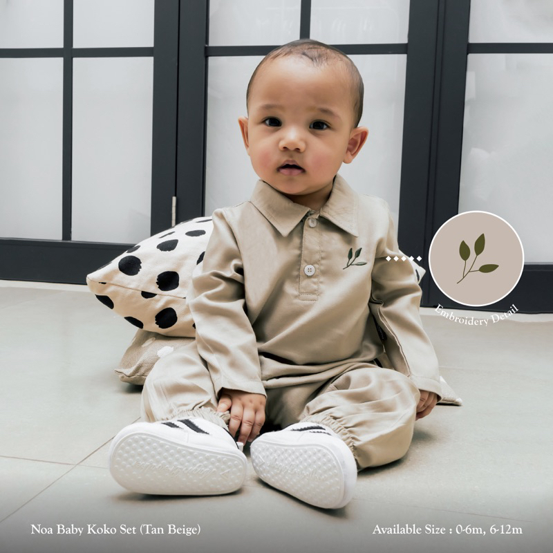 Noa Koko Set by Little Palmerhaus | Baju Set Anak Laki-Laki