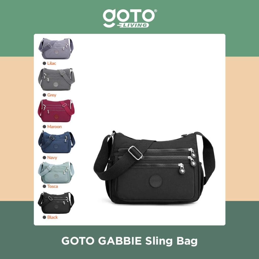 Goto Gabbie Sling Bag Tas Bahu Selempang Wanita Casual Kekinian