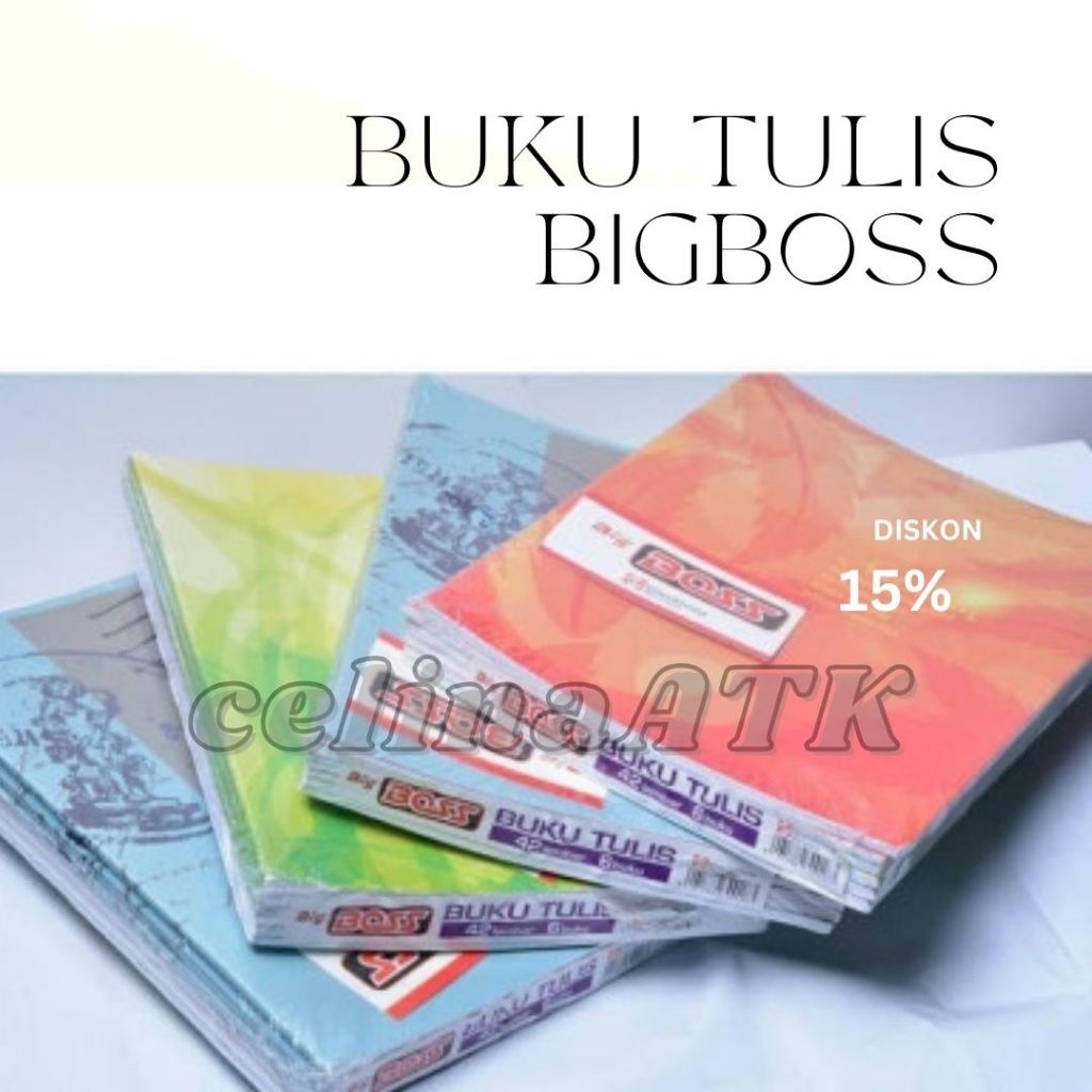 

BUKU TULIS SEKOLAH BIGBOSS 1 PACK/BUKU PANJANG