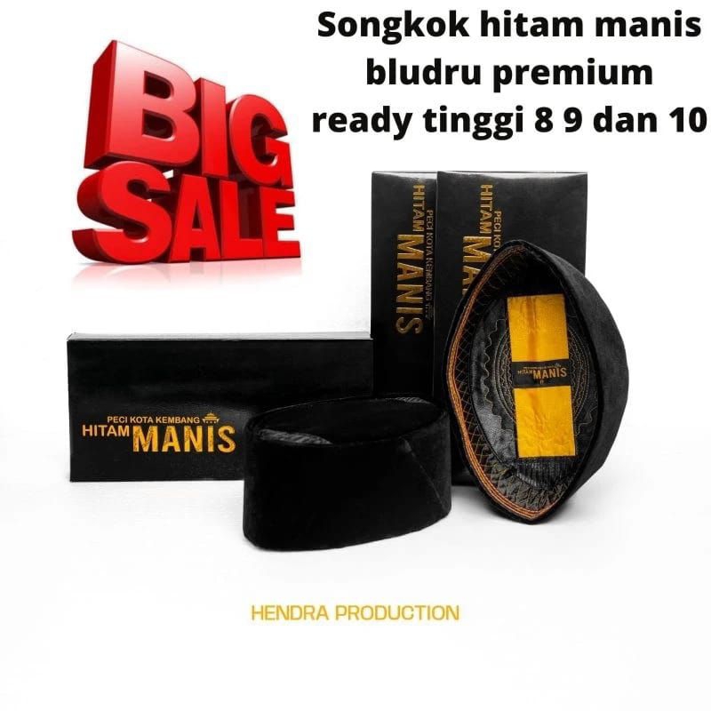 Peci hitam manis ac original