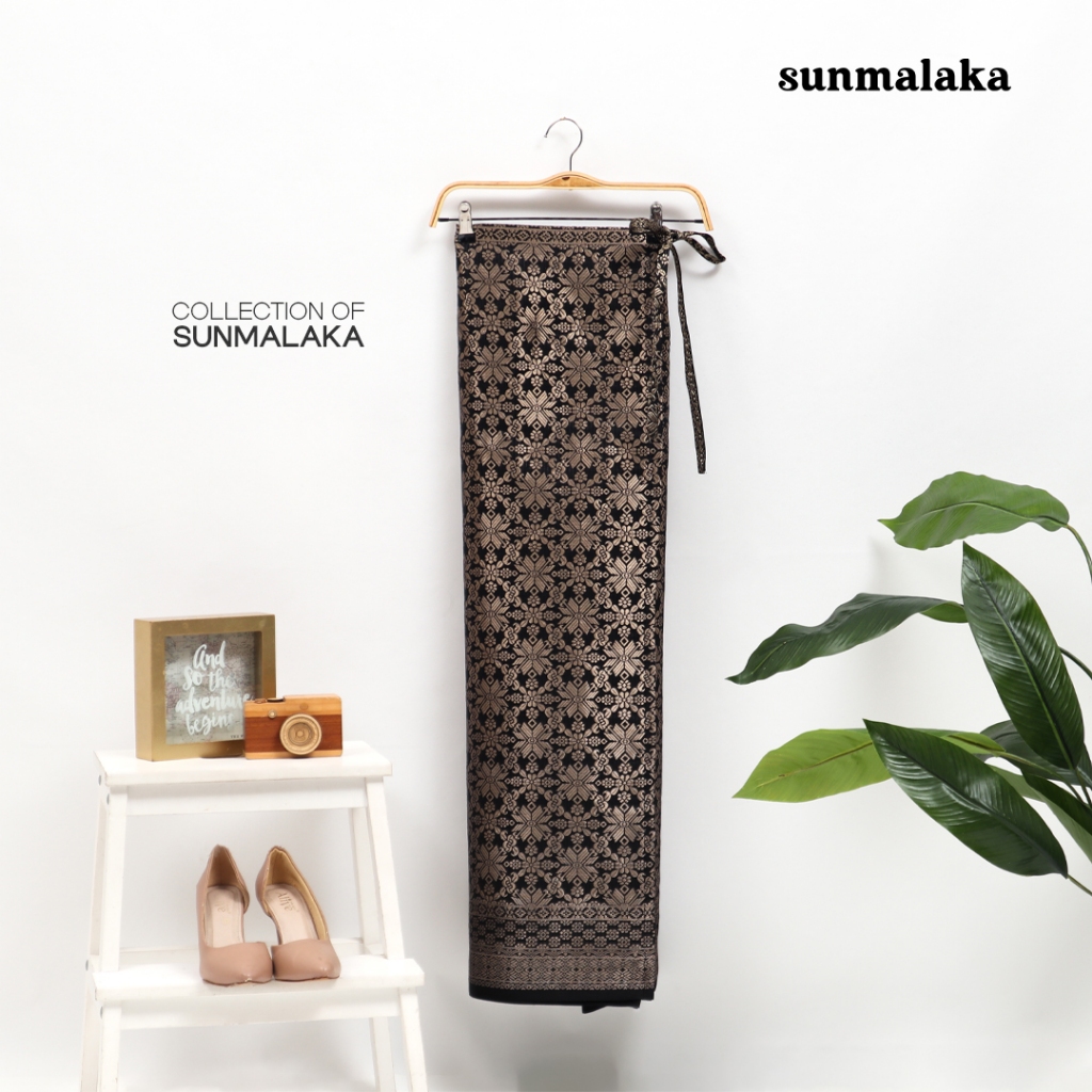 Songket Lilit Black Gold| Songket Palembang