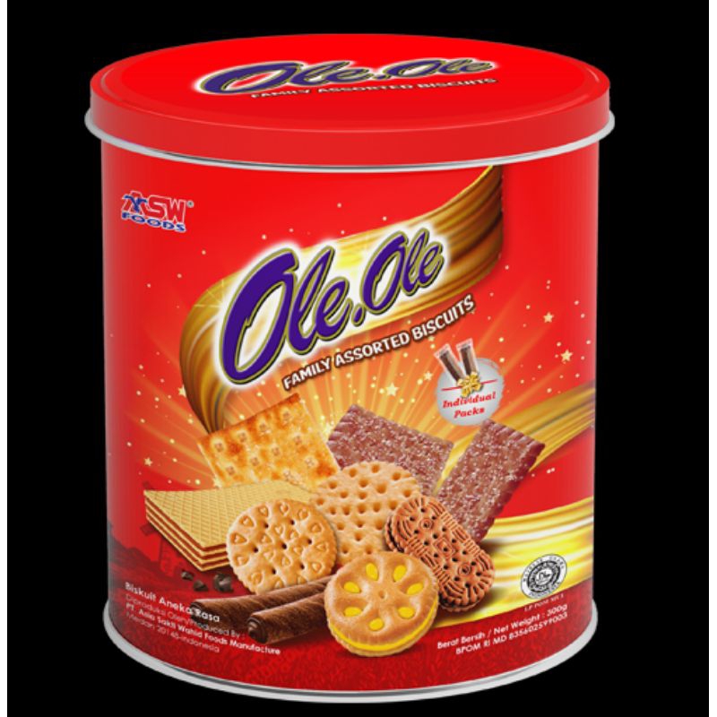 

Asw Ole.ole Biscuits Assorted 250gr 245552