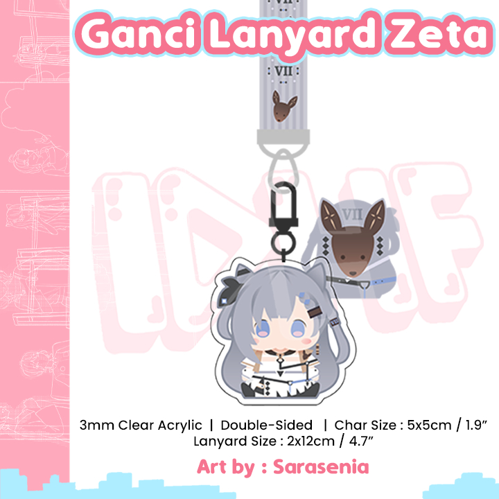

Ganci Lanyard Zeta - Ganci Hololive - Sara