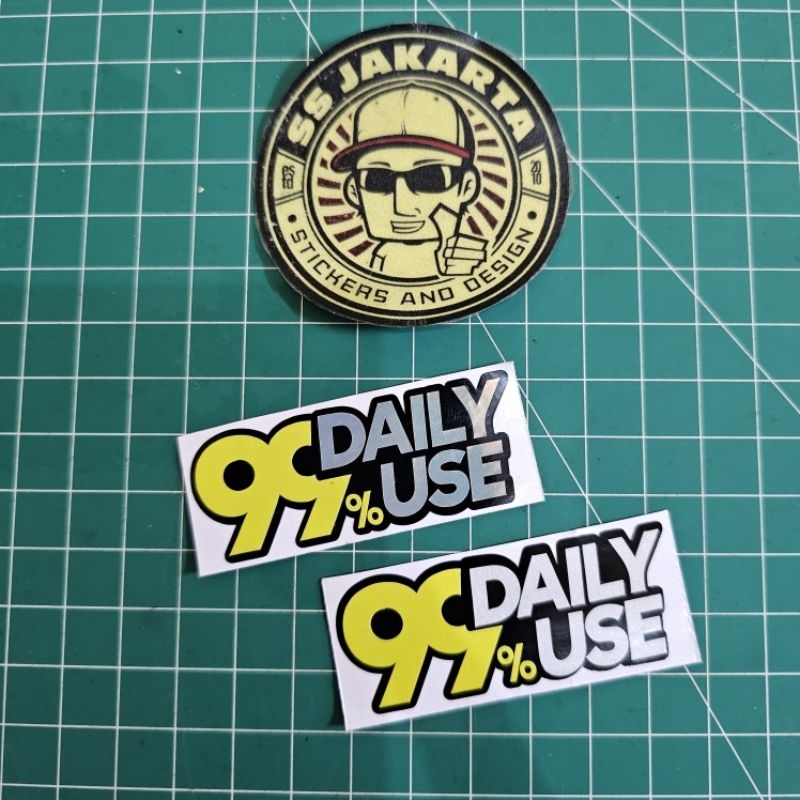 

Stiker Sticker 99% DAILYUSE Cutting