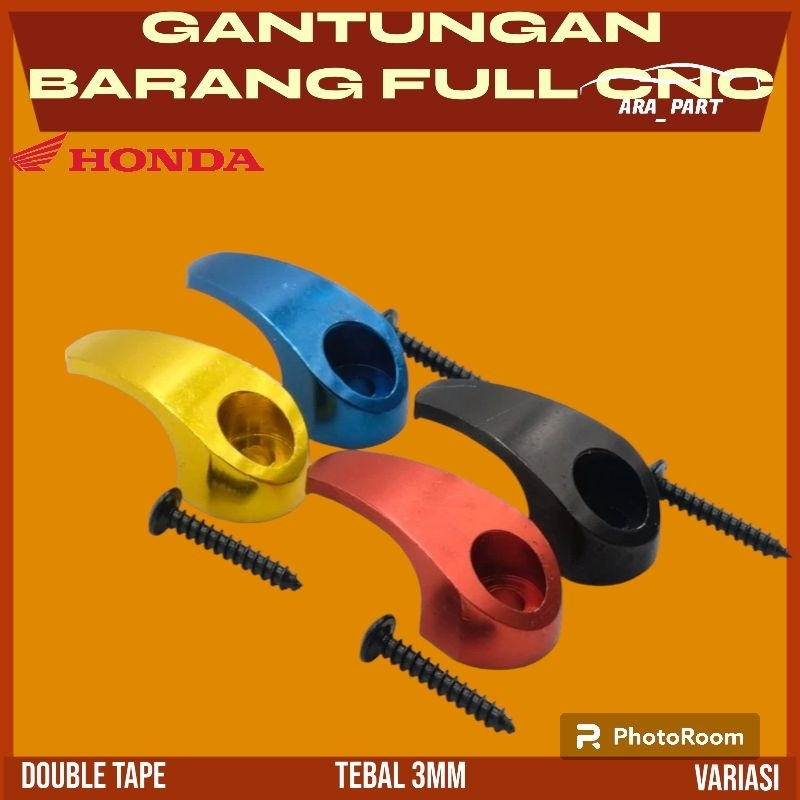 GANTUNGAN BARANG MOTOR MATIC FULL CNC GRC MODEL ARM UNIVERSAL MOTOR MATIC