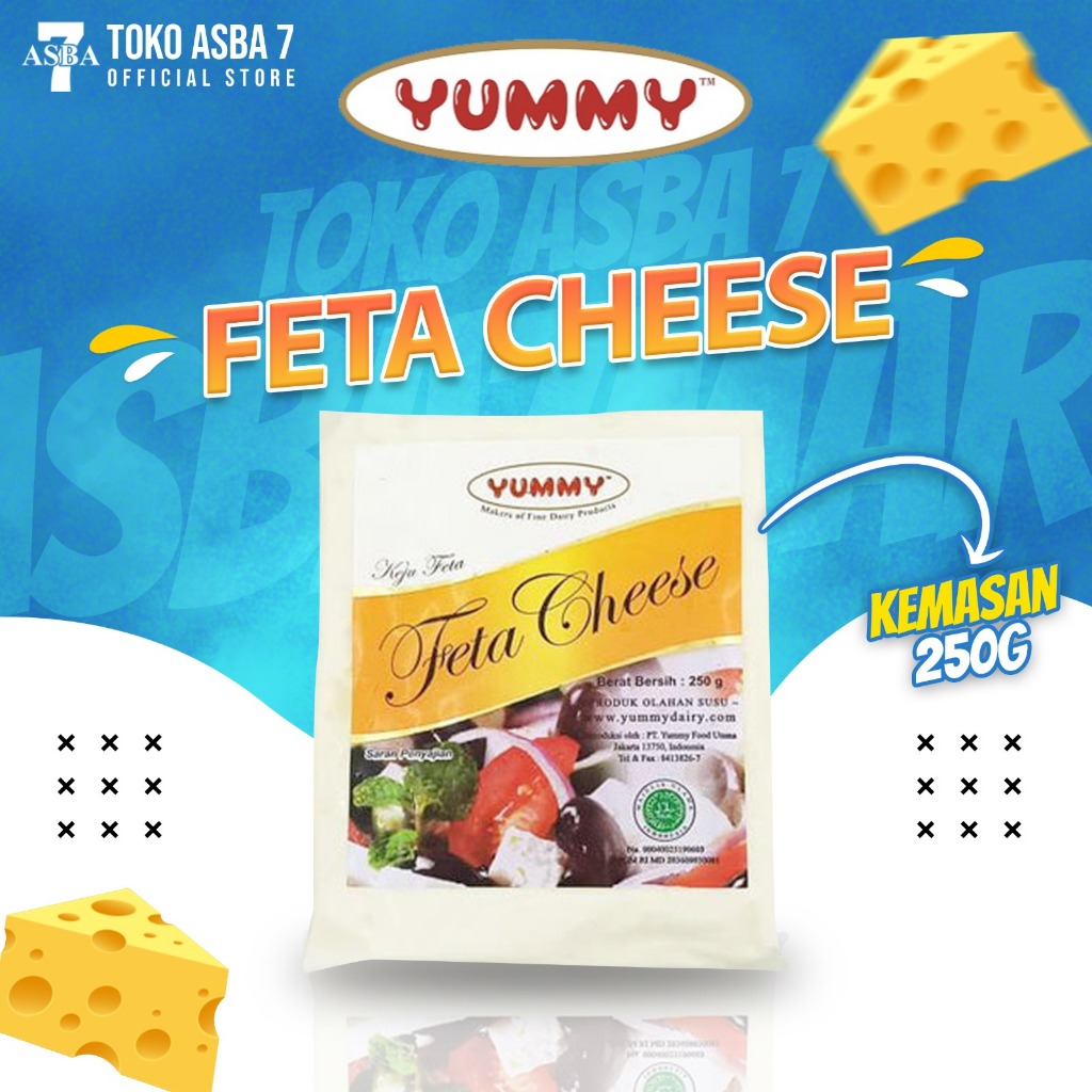 

YUMMY FETA CHEESE/KEJU FETA 250G