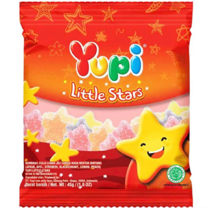 

Permen Yupi Little Stars 45 gr