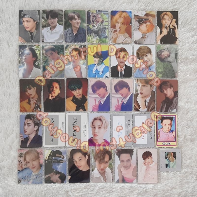 (READY STOCK) EXO KAI KIM JONGIN PHOTOCARD PC KAI'S BUCKET LIST HOLO MMMH MUMO DFTF HOLO MECIMA NATU
