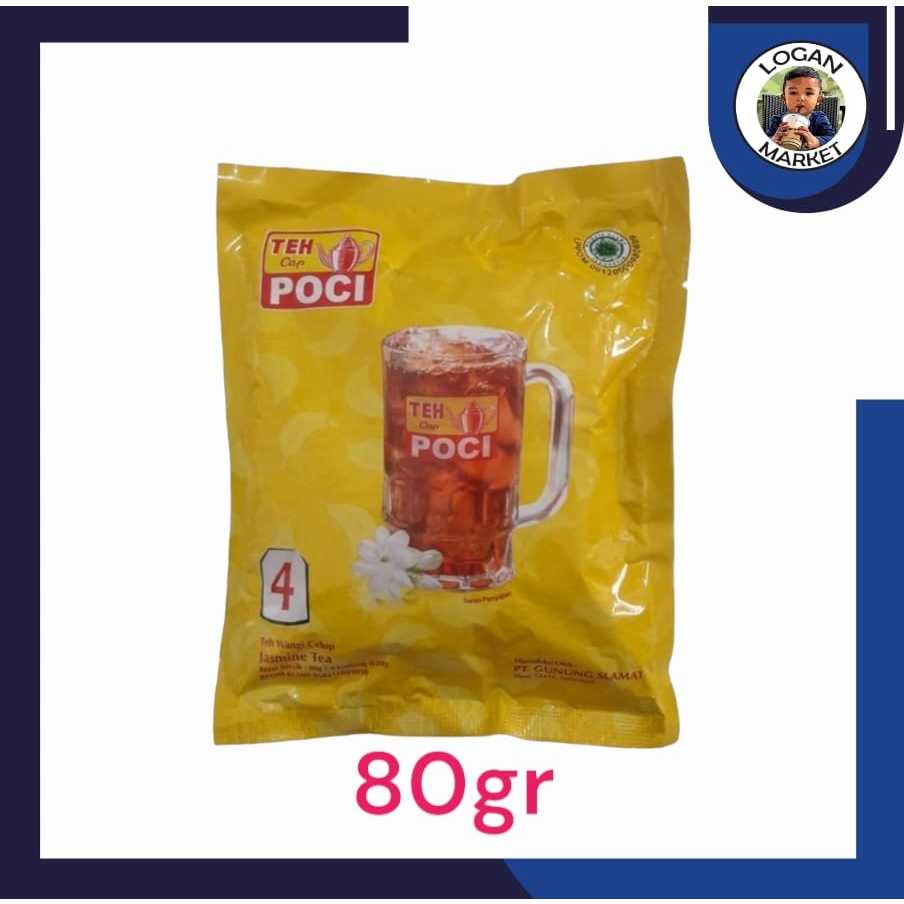 Cap Poci Es Teh Bubuk Celup Kantong Jumbo Jasmine Vanila Vanilla 85gr