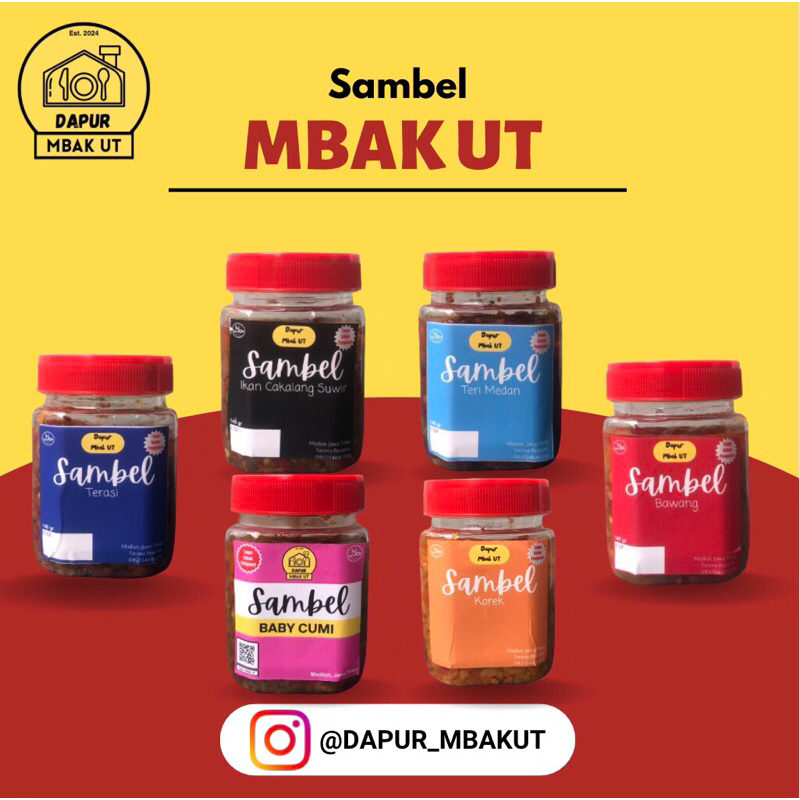 

Sambel Ikan Cakalang Suwir/Teri Medan/Terasi/Korek/Bawang