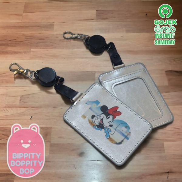 

Unik ID Card Case Disney 100 with Pully String Tempat Kartu Pass TJ - Minnie Murah