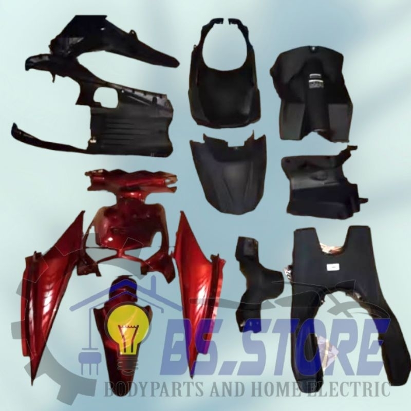 BODY FULL HALUS KASAR BEAT KARBU 2010 2011 HITAM MERAH PUTIH | FULL BODY HONDA BEAT KARBU 2008 2009 