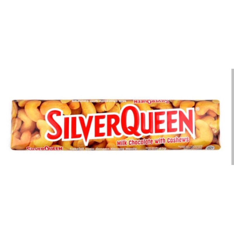 

Silverqueen cashew 62gr/2 pcs 30.000rb