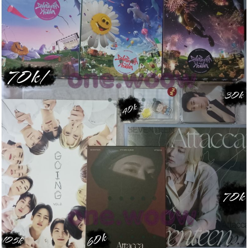 [READY] ALBUM ONLY/UNSEALED SEVENTEEN HEAVEN/ATTACCA/GOMAGZ/FML