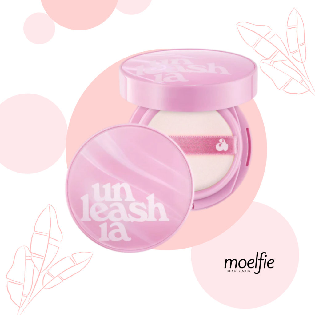 [NEW - READY STOCK] UNLEASHIA DON'T TOUCH GLASS PINK CUSHION FOUNDATION 15g