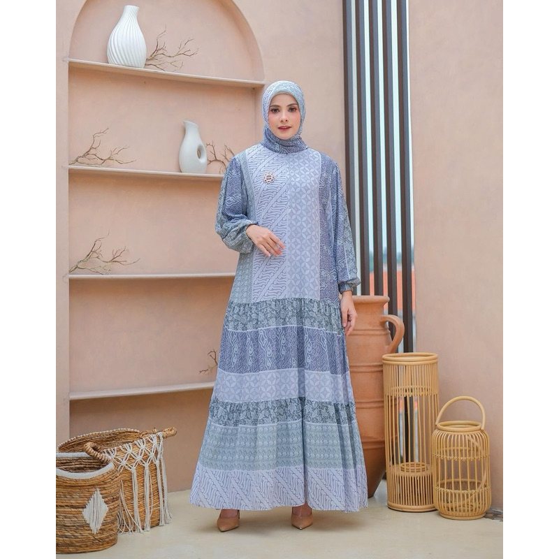 KAYLA SET HIJAB PREMIUM / GAMIS LEBARAN