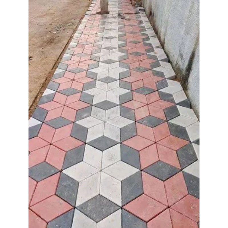 Paving Wajik Tebal 5 cm & 6 cm Tidak Muprul | Paving Tiga Dimensi | Paving 3D | Paving Halaman