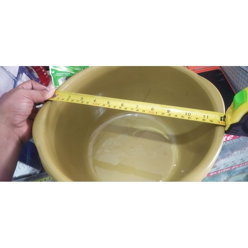 Baskom Plastik Ukuran 16 inci Jumbo besar Gold Terbaru/baskom besar