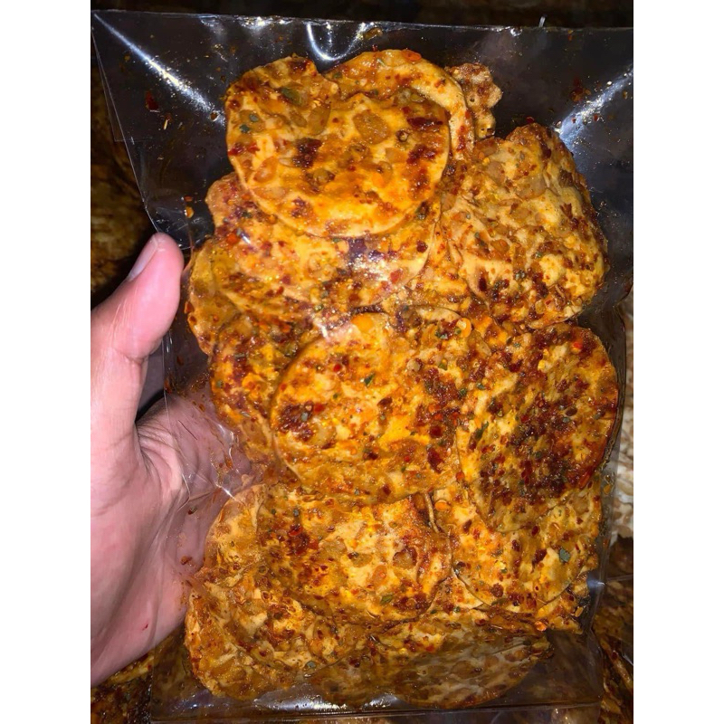 

tempe pedas kriuk daun jeruk
