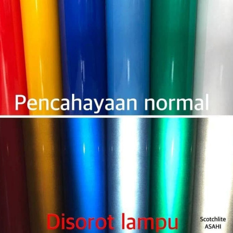 JPD REFLECTIVE SHEETING REFLEKTIF STIKER STICKER ASAHI 6CM X 1CM  N