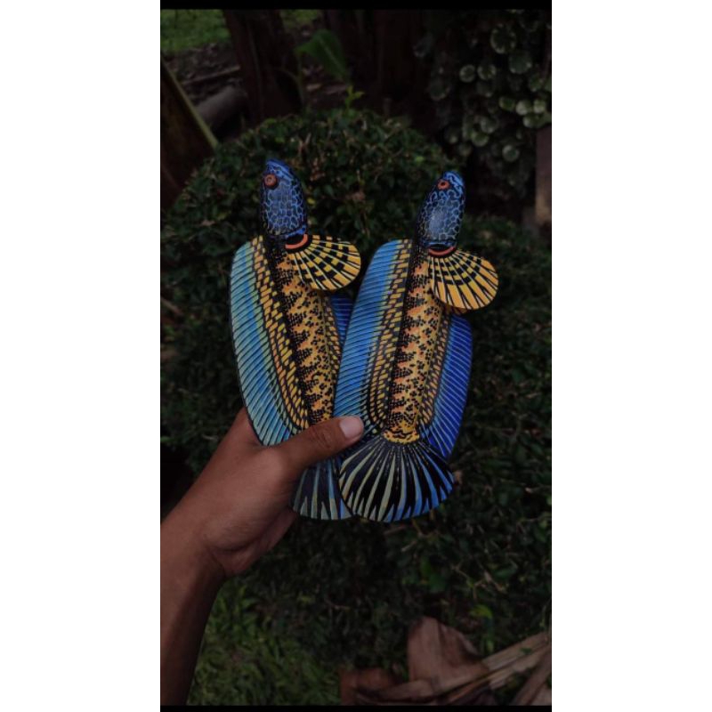 patung channa auranti maculata 15-16cm