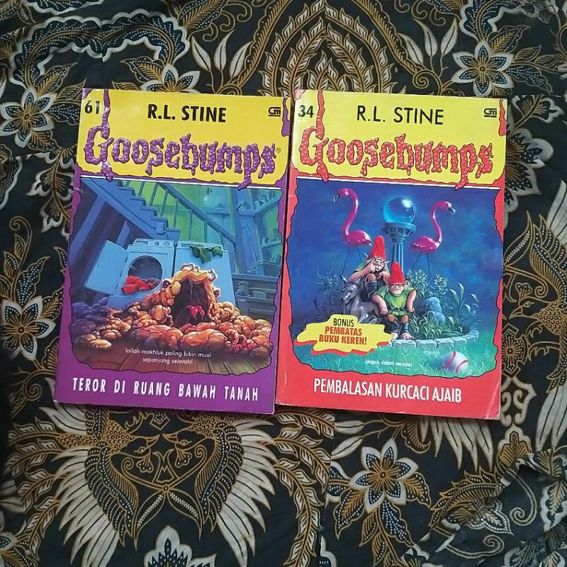 rl stine goosebumps cabutan