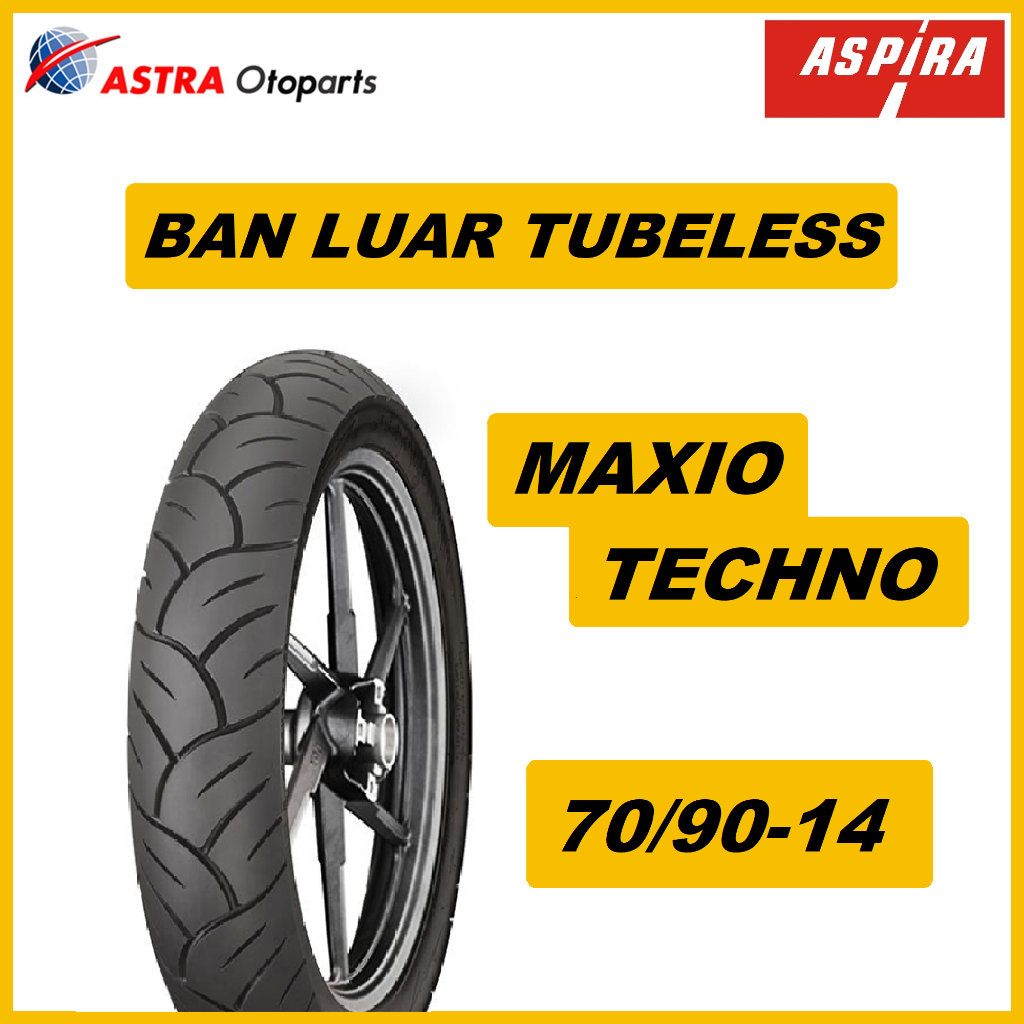 Ban Tubeless Aspira 70/90-14 TECHNO ASPIRA