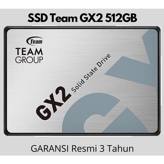 SSD TEAMGROUP GX2 512GB T253X2512G0C101 - Garansi Resmi