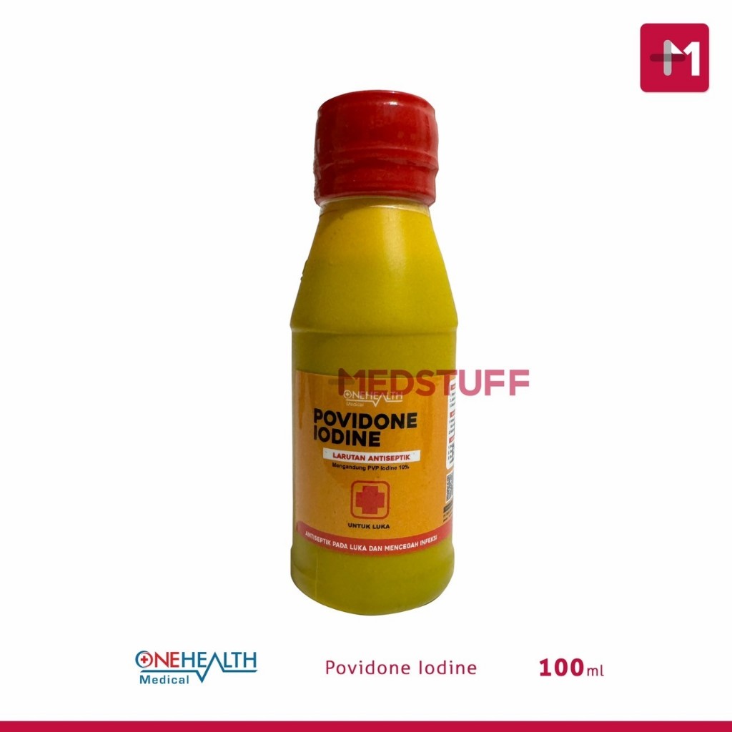 Povidone Iodine Onehealth 100ml Povidon Iodin Onehealth 100ml