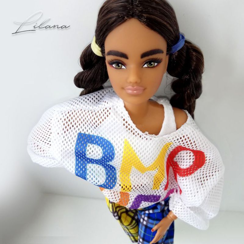 Barbie BMR1959 Doll - Mesh T-Shirt, Plaid Jogger & Bucket Hat