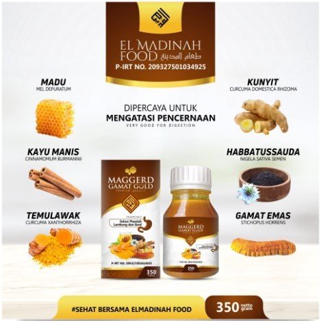 

Madu Maag Gerd Plus Gamaad El madinah Food 350 Gram