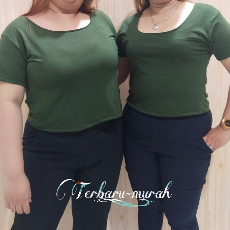 TERBARU_MURAH/CROP TOP BIG SIZE/CROP TOP JUMBO/CROP TOP ELLA