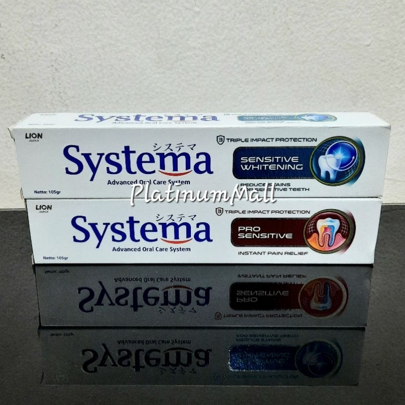 Pasta Gigi Systema Sensitive Whitening 105g Pro sensitive 105g
