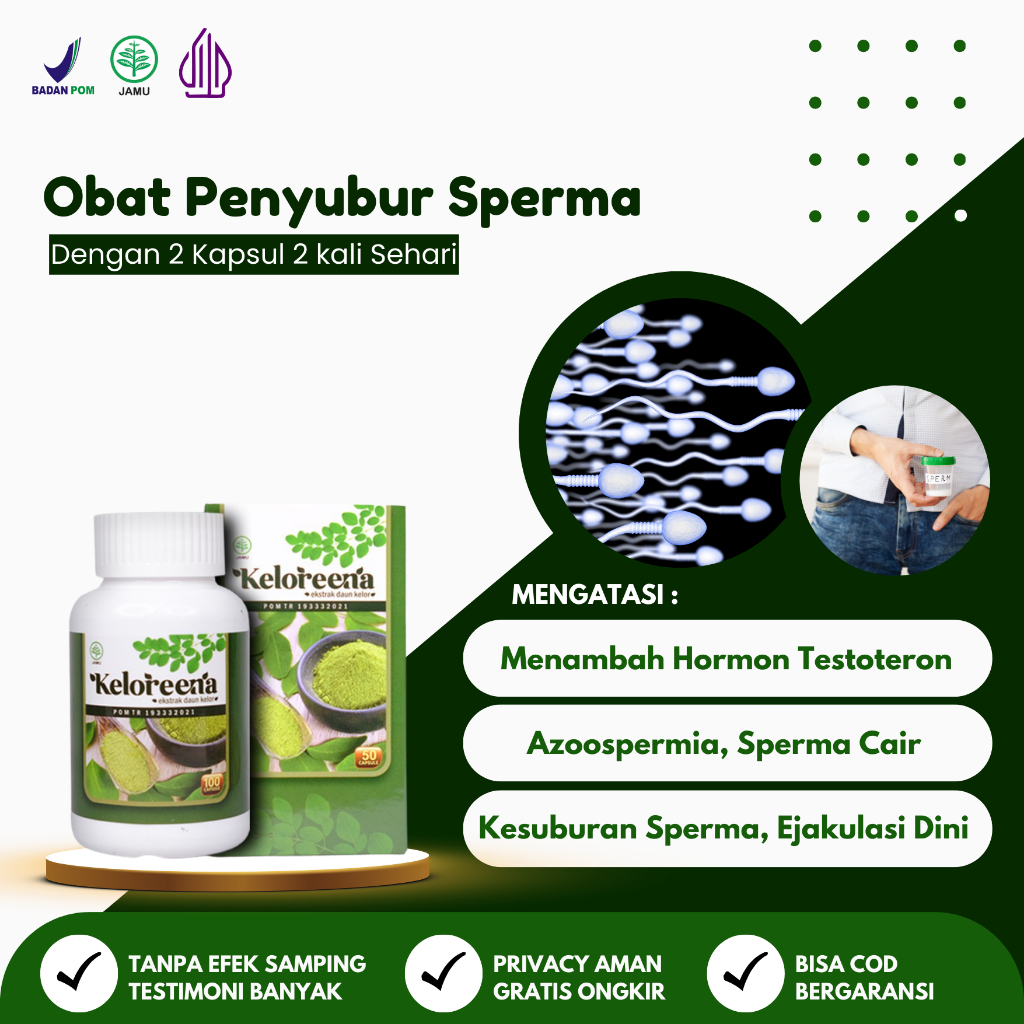 Obat Teratozoospermia - Teratozoospermia Obat Herbal - Obat Untuk Teratozoospermia - Obat Sperma den