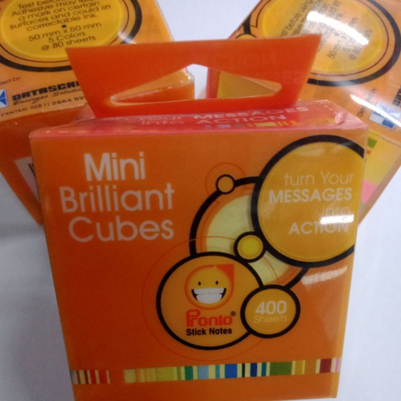 

mini briliant cubes/ stiki note 400 sheets ukuran 50×50