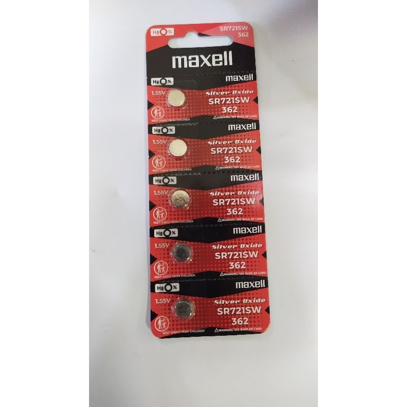 BATERAI MAXELL ORIGINAL SR 721 SW ATAU SR 362 SW
