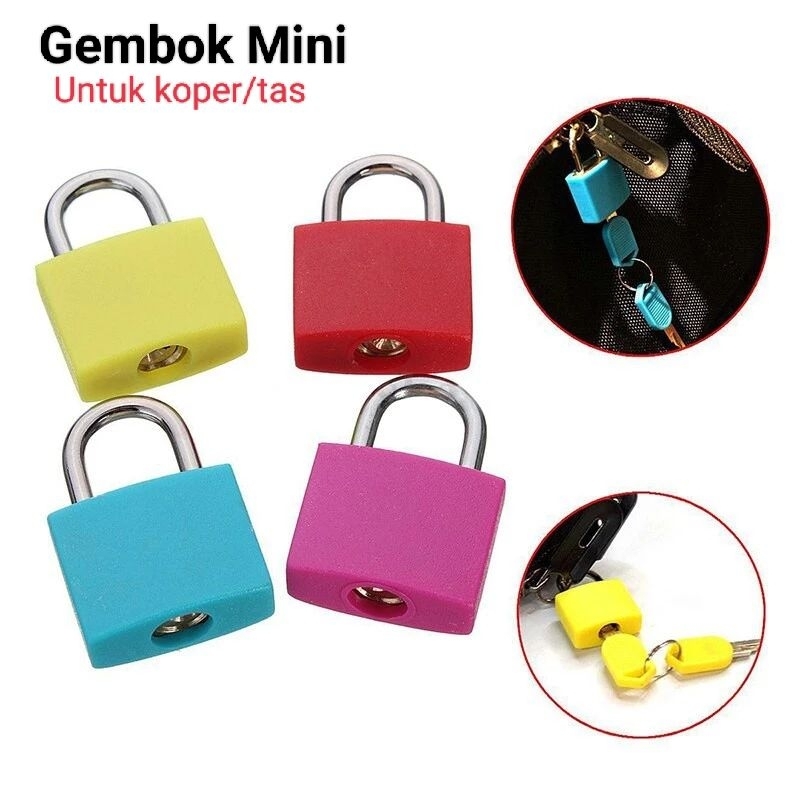 Gembok mini untuk koper tas