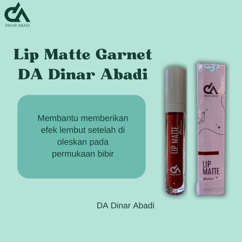 Lip Matte Dinar abadi Warna Garnet