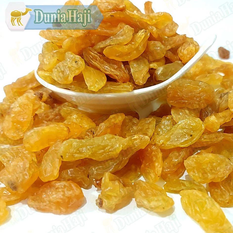 

KODE D66P Kismis Anggur Golden Raisin Kismis Asam Manis Raisin Starr untuk Oleh Oleh Haji dan Umroh