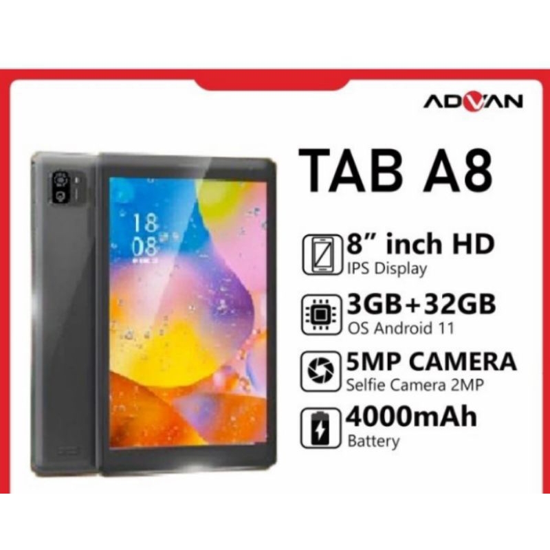 Tablet Advan A8 second