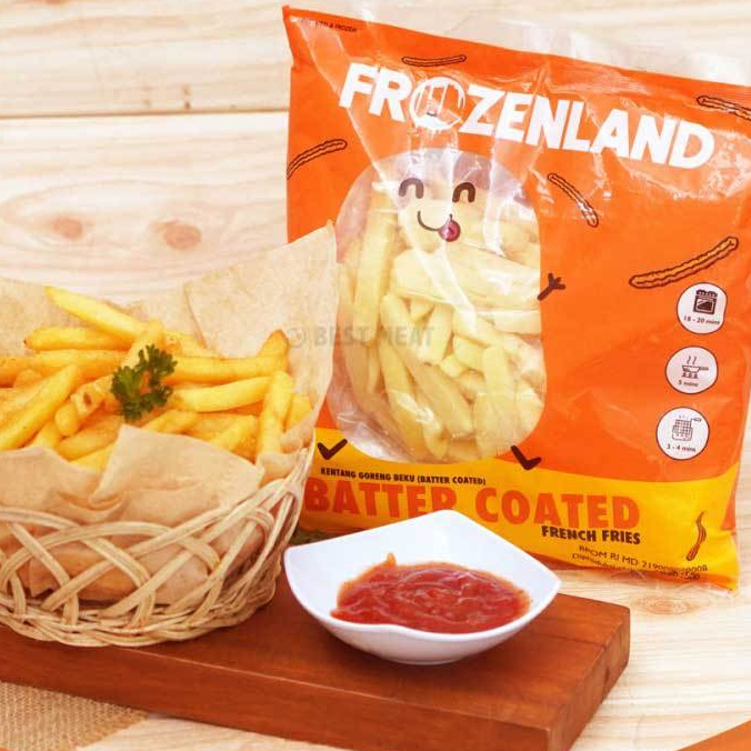 

Frozenland French Fries Batter Coated Kentang Goreng 500 gr