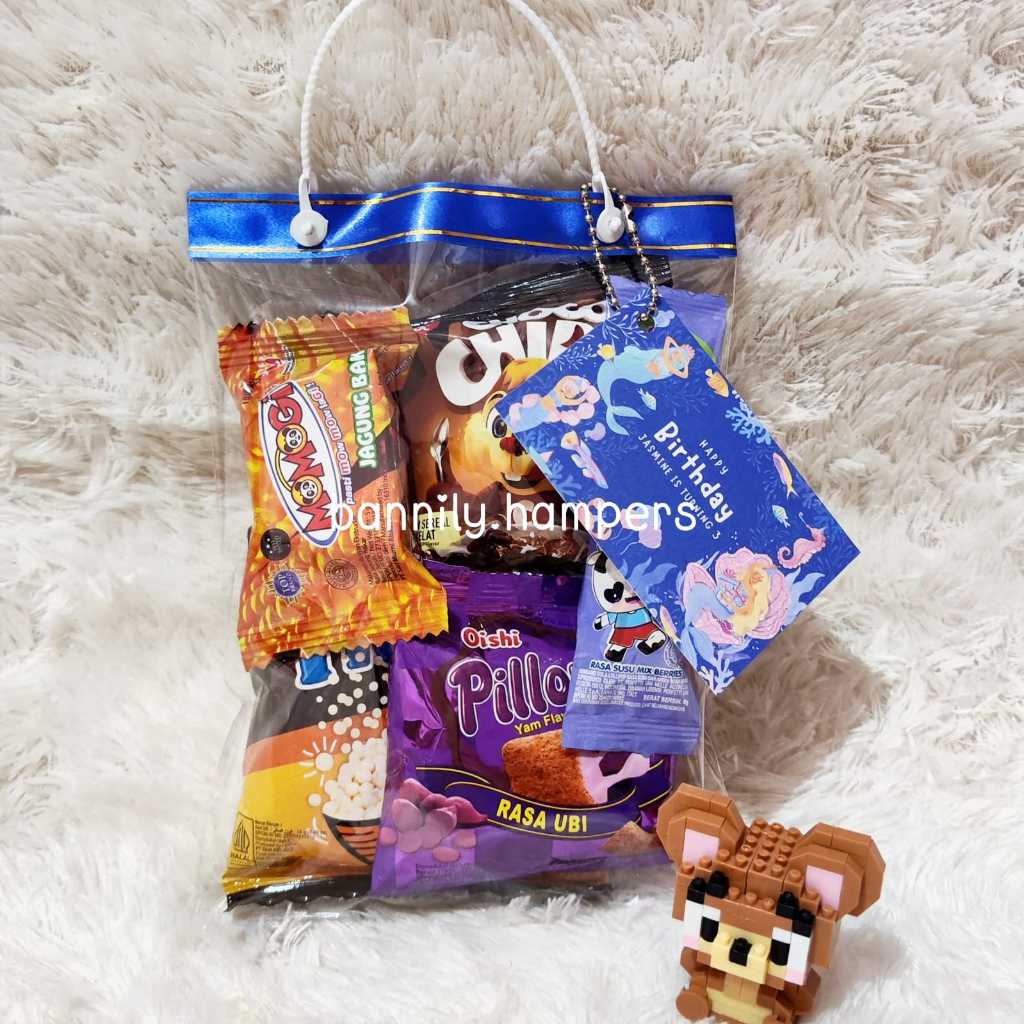 

Hampers Ulang Tahun Anak/Snack Ultah/Souvenir Ultah/Birthday Snack/Bingkisan Ulang Tahun [Snack Only]
