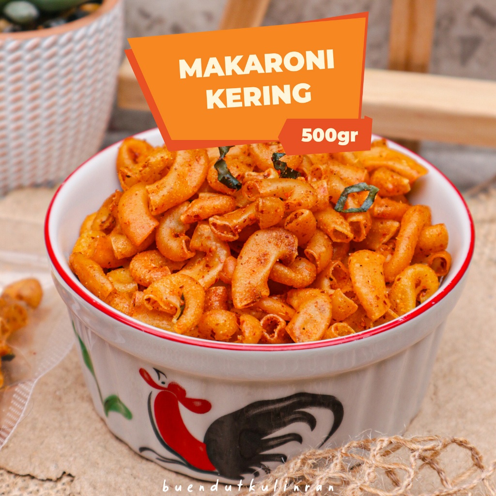 

MAKARONI KERING KRIUK PEDAS GURIH 500GR