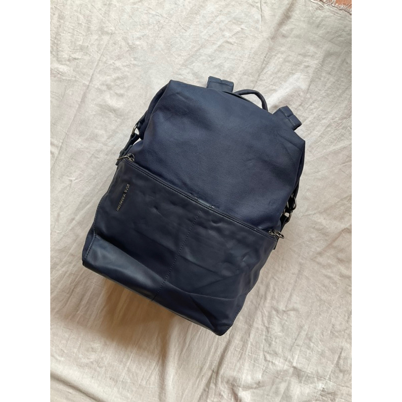 Mandarina Duck Mix Leather Backpack