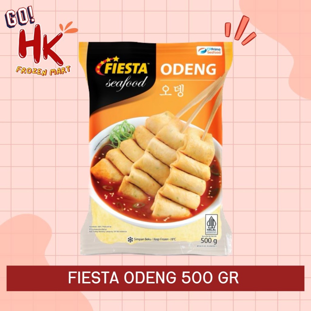 

Fiesta Seafood Odeng 500gr | olahan ikan korean food ala korea ikan cedea minaku HK FROZEN MART